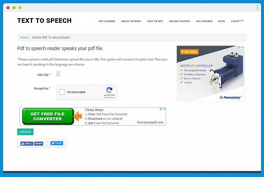 Cómo escuchar PDF en voz alta gratis y en tu navegador