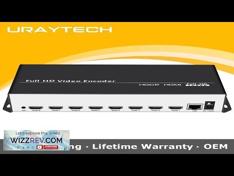 8 Channels HEVC H.264 H.265 HD HDMI to IP Video Encoder IPTV