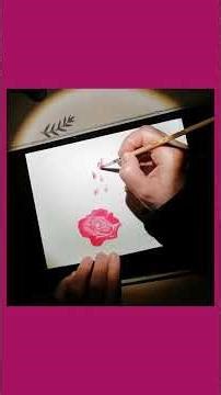 ✨ ✨ ✨ 💖 :Soft Pink Roses | Watercolor Floral Art Tutorial