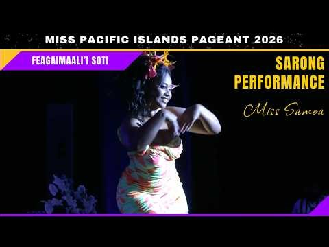Miss Samoa | Sarong Performance | Miss Pacific Islands Pageant 2026