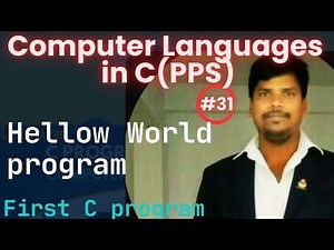 Basic C Hello world program