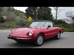 1974 Alfa Romeo Spider Roadster Convertible Stainless