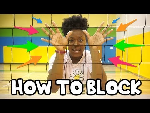 How To Block A Volleyball For Beginners! ⎮KOKO VOLLEY