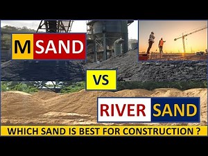What is Msand || what is best Msand or river sand for construction? || By CivilGuruji