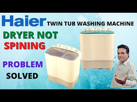 Washing Machine Dryer Not Working | Washing Machine Not Spinning | Haier Washing Machine Dryer Fix
