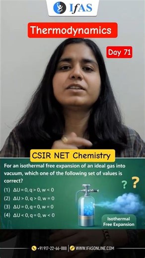 Thermodynamics | Physical Chemistry | CSIR NET Chemistry | IFAS