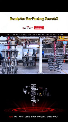 Explore our partner factory's cutting edge #automation, crafting premium engine parts like eccentric shafts, camshafts, and connecting rods. 👏Showcasing our strength in precision manufacturing! ❤️Need quality engine components for German cars? Contact us! Website: www.raceorly.com #InnovationInAction #RaceorlyEngine #automotivetrends #autotech #EngineeringExcellence #GermanEngineering #AutomotiveInnovation #FactoryTour #oem #wholesale | Raceorly auto engine parts-High quality