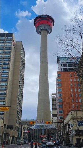 😍🤩 Calgary Tower Stunning View #calgary #calgarytower #canada #alberta