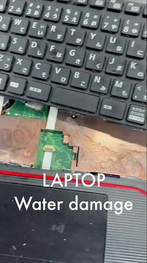 Water-Damaged Laptop – This Is What Happens Inside