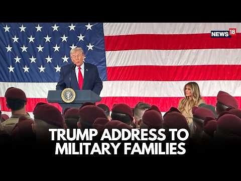 Trump SPEECH LIVE: US President Addresses Troops & Military Families at Fort Bragg | Moments | N18L