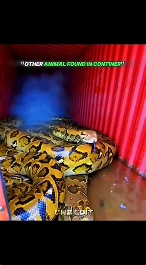 other animal found in continer vs this one..🥶#usa