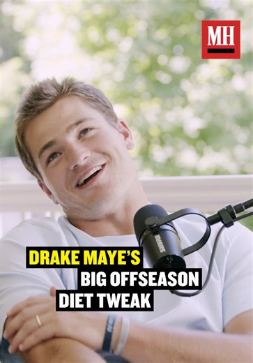 Drake Maye’s milkshake (or… chocolate banana peanut butter protein shake?) brings all the gains to Foxboro 🥤 Watch the full #strongtalk video on YouTube at link in bio. #drakemaye #patriots #nfl