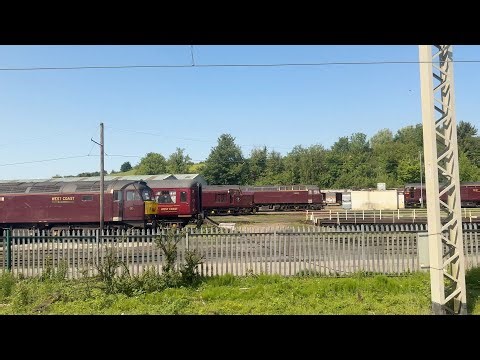 Old Diesels and Trains at Carnforth