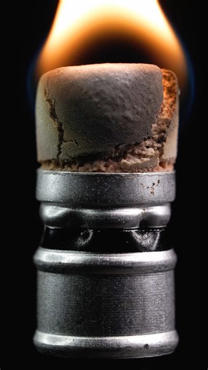 Burning a Pencil Eraser Up Close 🔥 #pencil #Eraser #Macro #CloseUp #satisfyingvideo
