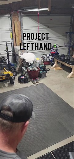 Project Left Hand is under construction. Had an 8 of 10 in my warm up sessions. 😁 #projectlefthand #puttingpractice @Eric Jenkins Disc Golf