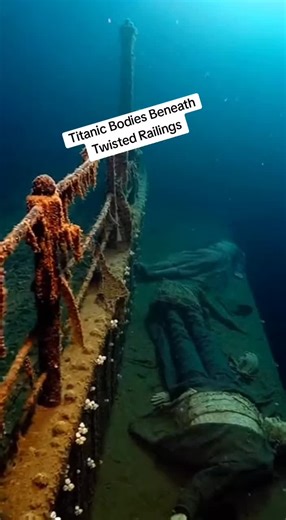 The Mystery of Titanic Bodies Beneath Twisted Railings