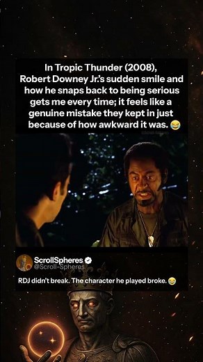 I don't read the script, the script reads me - Tropic Thunder (2008)