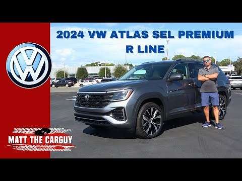 2024 VW Atlas SEL Premium R Line review and test drive. Is is the best midsize SUV?