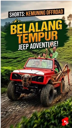 Belalang Tempur Jeep Adventure offroad kemuning #truckoffroad #automobile #motoroffroad #offroad
