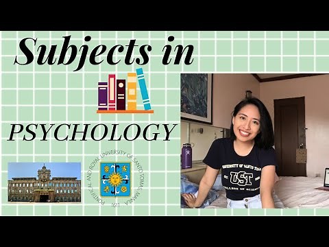 Psychology Subjects in 1st Year (UST)