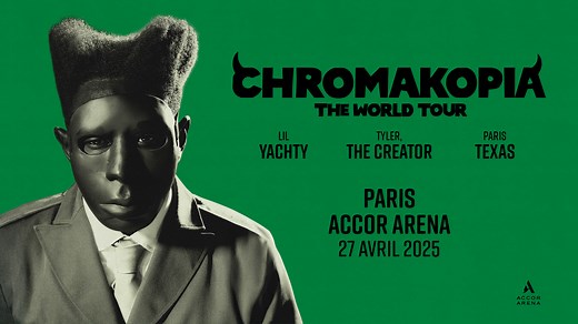Tyler The Creator en concert à l'Accor Arena en 2025
