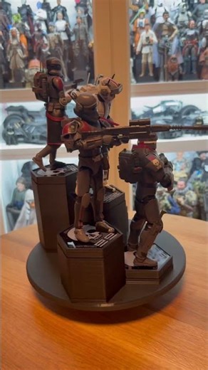 SW: Black Series Bad batch custom display stands