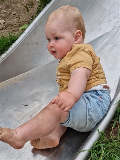 Heartwarming Moments of Baby Joy in Nature