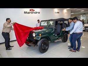 New 2026 Mahindra CJ3B Jeep finally launched!!! Classic Legend Reborn | Full Review & Features!