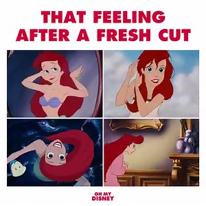 Nothing beats an aesthetically pleasing configuration of hair. 💇 | The Little Mermaid