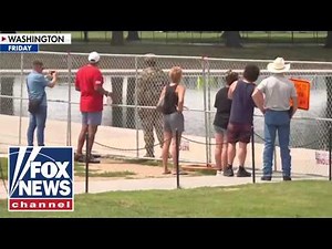 'DISTURBING': Reflecting Pool sealed off with fences after alleged razor attack
