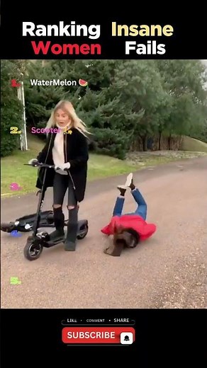 Ranking the Most Insane Women Fails 😂💀 #shorts