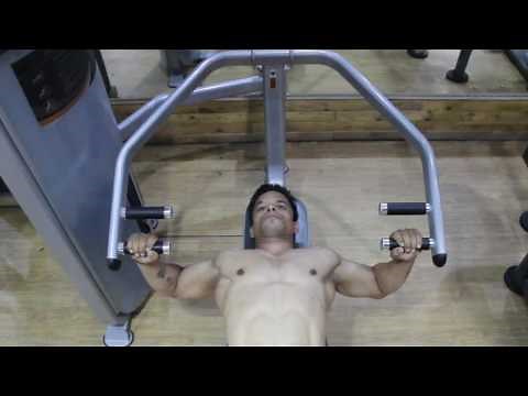 How to do Machine Flat Bench Press - Chest press workout