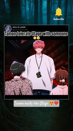 Jealous tamon 😳🫣|Tamon's B side|#shorts #viral #anime