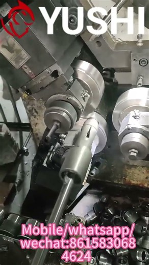 Three-axis fully automatic thread rolling machine #threadrollingmachine #threading