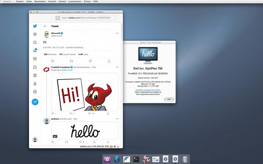 苹果系统Mac OS X的开源版本终于出现了，helloSystem, 全新的开源的实现， 非常值得期待