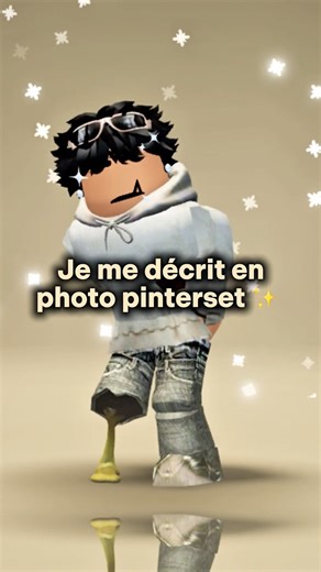 I describe myself in a Pinterest photo ✨// #roblox #rblx #edit #fypシ #viral