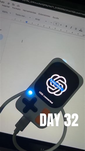 Kode. on Instagram: "Day 32 — a tiny GPT transcriber over USB 🎤💻 With a Kode Dot, one USB cable, and a handful of lines, the built-in mic captures your voice, sends it over Wi-Fi for transcription, and lets GPT add a creative touch. The text returns to your computer as simple serial, so any lightweight app can read, display, or save it. Open, speak, and watch your words roll in with style. A simple demo that sparks bigger ideas, what would you have AI control over USB? Follow so you don’t miss