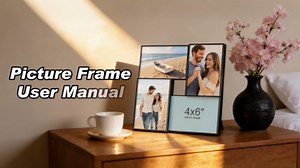4x6 Collage Picture Frames, Multiple Photo Frame Collage for 4 Pcs 4 x 6 Photos, Wall Hanging or Tabletop, Lightweight Frame for Wall Decor, Black 1 Pack