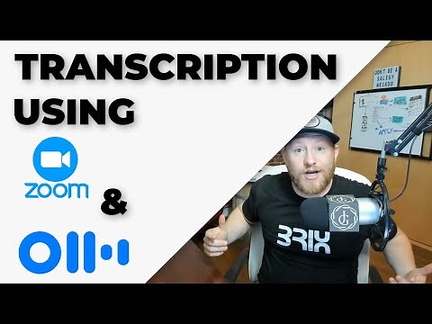 Transcription of Zoom meetings using Zoom and the Otter Ai app