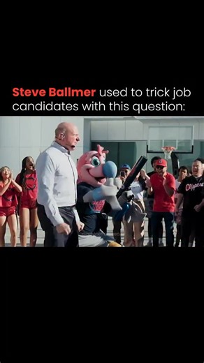 ADVICE FROM CEOs on Instagram: "Steve Ballmer used a simple test during interviews: guess a number between 1 and 100. After five wrong tries, you were out. Most candidates played along. But a few paused and chose not to play. Those were the ones Ballmer paid attention to. They could recognize a setup where the odds weren’t in their favor and knew when to step back. In business, that mindset matters. It’s not just about chasing every deal, but knowing which ones to avoid. Follow us (@advicefromce