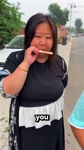 Why Are You Chewing The Wooden Stick? 😲🍦