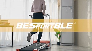 Watch Folding Treadmill Exercise Running Machine with LCD Monitor for Home Gym on Amazon Live