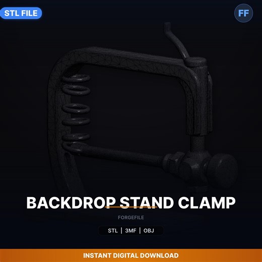 Backdrop Stand Clamp STL File | Display Stand | 3D Print Download - Etsy