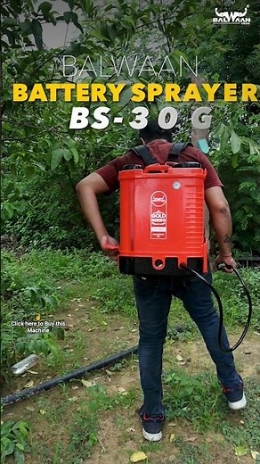 Amazing Battery Operated Power Sprayer Machine