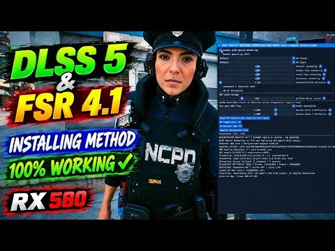 DLSS 5 & FSR 4.1 Installing Method On RX 580 - Full 100% Working Method