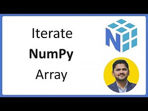 11. Iterate a NumPy Array | Complete Python NumPy Tutorial for Data Science | Amit Thinks