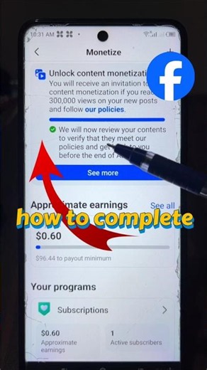 Facebook monetisation set up ￼ / Facebook new monetization / Facebook contact monetization#facebook