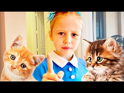 Nastya y sus gatitos más divertidos y lindos