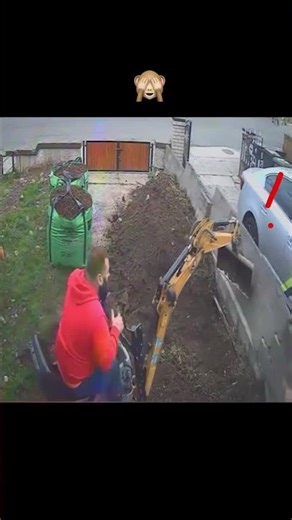 Mini-Bagger, Maxi-Schaden. 💥🧱🚜