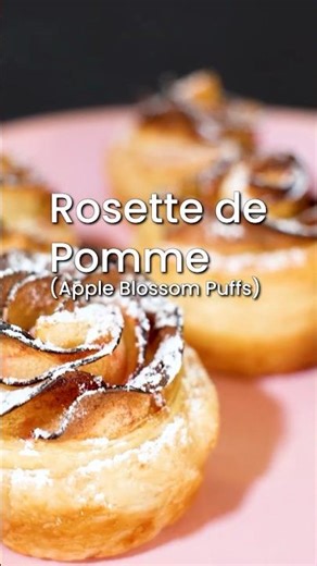 Rosette de Pomme (Apple Blossom Puffs) recipe #InvoqOven #InvoqChef #ProfessionalBaking